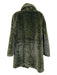 Rachel Zoe Size M Green & Black Polyester Animal Print Button Up pocket Jacket Green & Black / M