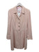 Escada Size 36 Light Pink Wool Jeweled Buttons Collared Evening Coat Light Pink / 36