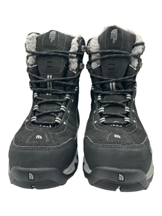 The North Face Shoe Size 8.5 Black & Gray Suede Laces Shearling Lined Boots Black & Gray / 8.5