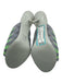 Alexander Wang Shoe Size 39 gray & green Synthetic Open Toe & Heel Wavy Pumps gray & green / 39