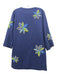 Kate Spade Size S Navy & Yellow Linen Blend Floral Tunic V Neck Dress Navy & Yellow / S