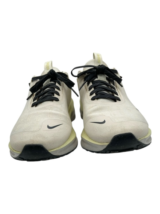 Nike Shoe Size 8.5 Off White & Yellow Synthetic Low Top Laces Running Sneakers Off White & Yellow / 8.5