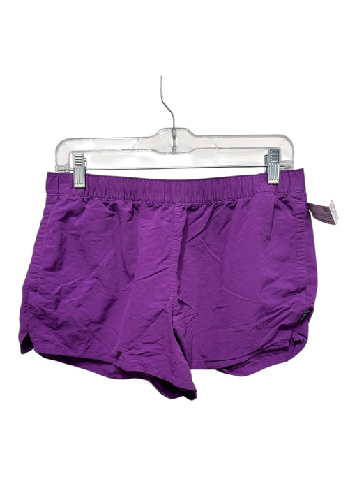 Patagonia Size Large Purple Nylon Elastic Waist Pockets Shorts Purple / Large