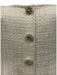 Self-Portrait Size 4 Cream White Acrylic & Wool Short Sleeve Square Neck Dress Cream White / 4