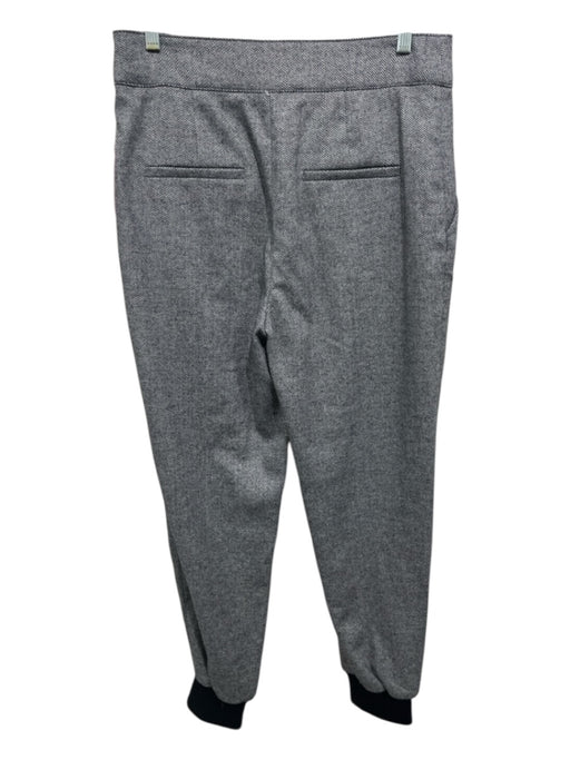 Veronica Beard Size 8 Gray & Black Missing Fabric Tag Herringbone Pants Gray & Black / 8