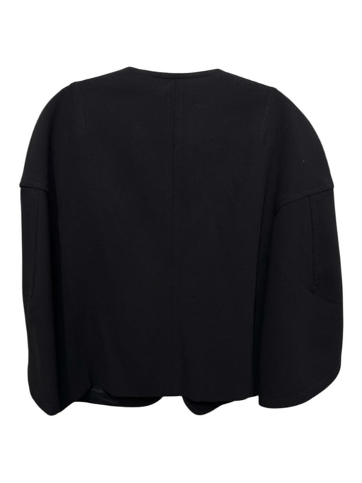 Trina Turk Size L Black Polyester Blend clasp closure 3/4 Sleeve Pockets Jacket Black / L
