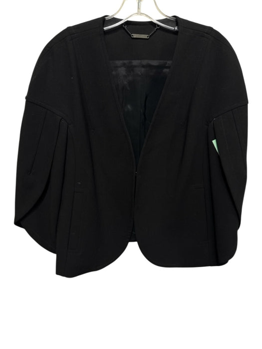 Trina Turk Size L Black Polyester Blend clasp closure 3/4 Sleeve Pockets Jacket Black / L