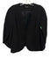 Trina Turk Size L Black Polyester Blend clasp closure 3/4 Sleeve Pockets Jacket Black / L