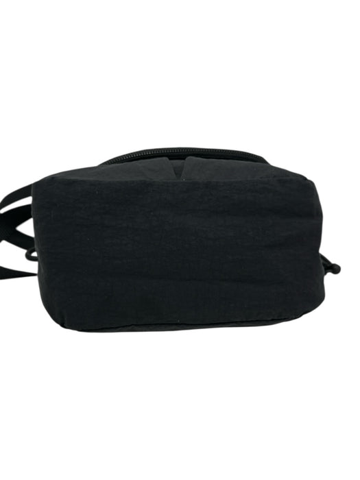 Lululemon Navy Blue Nylon Foldover Snap Button Zipper Pocket Bag Navy Blue / Small