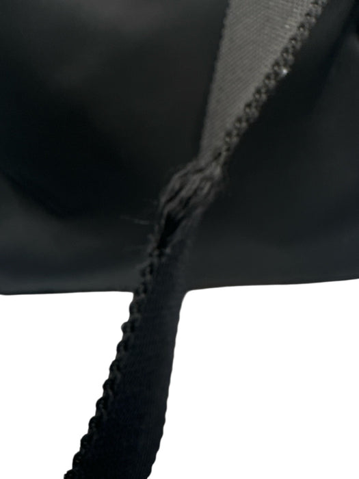 Prada Black Nylon Blend Flap Closure Crossbody Bag Black / S
