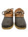 LL Bean Shoe Size 7 Brown Rubber & Leather Rain Boots Duck Low Top Shoes Brown / 7