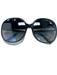 Fendi Black Acetate Large Gradient Lens case incl Sunglasses Black