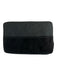 Prada Sport Black Leather & Nylon Suede Detail Zip Close Double Layered Bag Black