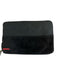 Prada Sport Black Leather & Nylon Suede Detail Zip Close Double Layered Bag Black