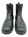 Bally Shoe Size 9 Black Leather Upper Elastic Sides Ankle Chelsea Boots Black / 9