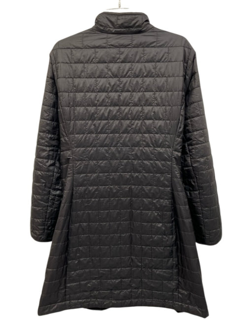 Patagonia Size XXL Black Polyester Long Sleeve Quilted Zip Front Coat Black / XXL