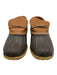 L.L.Bean Shoe Size 7 Brown, Beige & Tan Leather & Rubber Lace Up Duck Moccasins Brown, Beige & Tan / 7