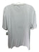 Ted Baker Size 6 White & Green Cotton logo Crew Neck T Shirt Men's Short Sleeve White & Green / 6