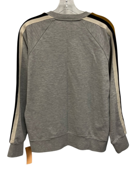 Sandro Size S Gray Cotton Blend Heathered Sweatshirt Men's Long Sleeve Shirt Gray / S