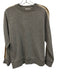 Sandro Size S Gray Cotton Blend Heathered Sweatshirt Men's Long Sleeve Shirt Gray / S