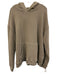 Elwood AS IS Size L Brown Cotton Blend Solid Hoodie Men's Jacket Brown / L