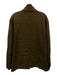 Theory Size Est L Green Cotton Solid Military Men's Jacket Green / Est L