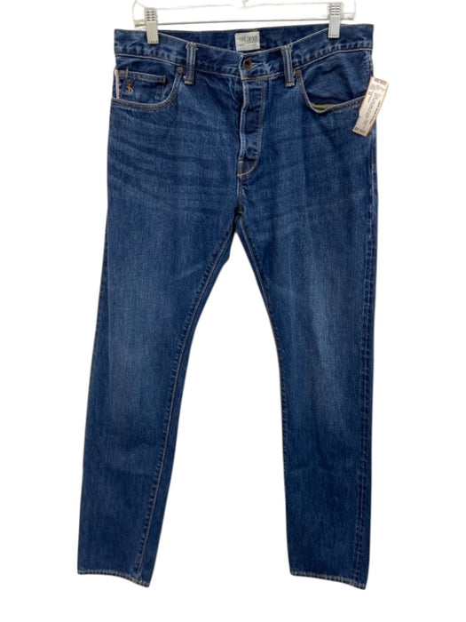 Todd Snyder Size 32 medium dark wash Cotton Solid Slim Jean Men's Pants medium dark wash / 32