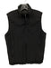 Theory Size M Black Synthetic Solid Athletic Vest Men's Jacket Black / M