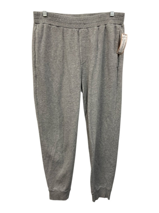 Theory Size M Gray Cotton Blend Heathered Sweatpant Jogger Men's Pants Gray / M
