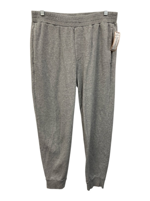 Theory Size M Gray Cotton Blend Heathered Sweatpant Jogger Men's Pants Gray / M