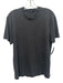 Tom Ford Size 50 Faded Black Cotton Solid T shirt Crew Men's Short Sleeve Faded Black / 50