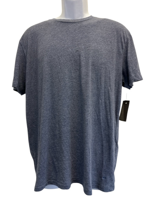 Tom Ford Size 50 Blue Cotton Heathered T shirt Crew Men's Short Sleeve Blue / 50