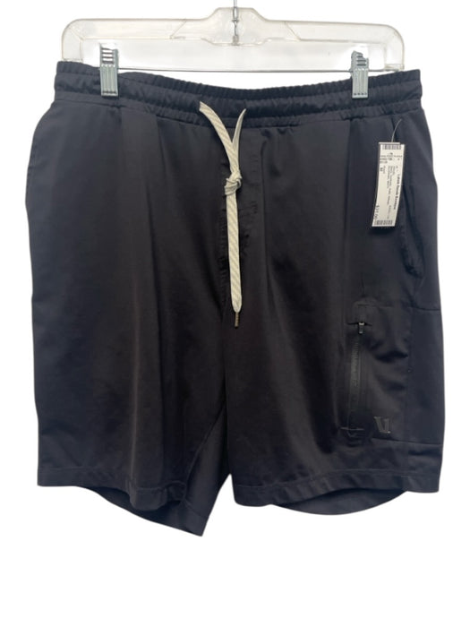 Vuori Size M Black Synthetic Solid Athletic Men's Shorts Black / M