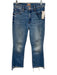 Mother Size 26 Medium light wash Cotton Blend Denim Raw Hem Flare Jeans Medium light wash / 26