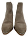 Marc Fisher Shoe Size 6.5 Gray Suede Chelsea Pointed Toe Low Block Heel Booties Gray / 6.5