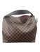 Louis Vuitton Dark Brown Coated Canvas Magnetic Damier Ebene Shoulder Strap Bag Dark Brown / L