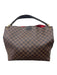 Louis Vuitton Dark Brown Coated Canvas Magnetic Damier Ebene Shoulder Strap Bag Dark Brown / L