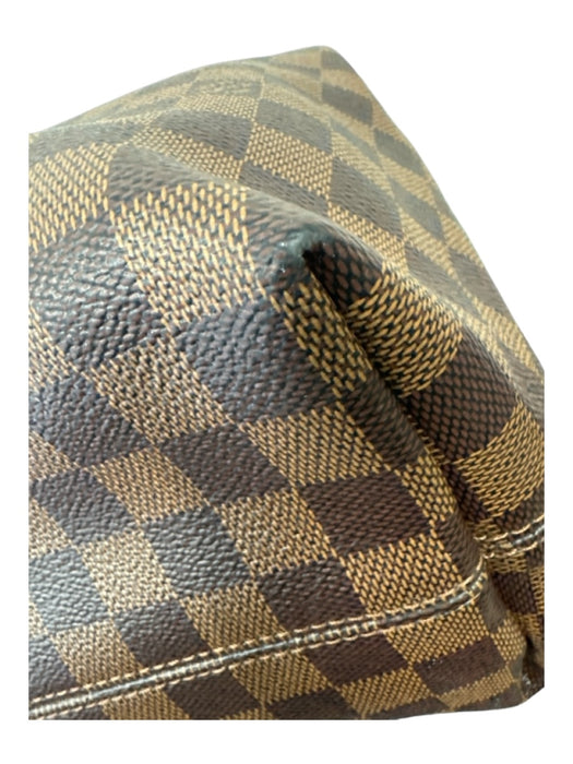 Louis Vuitton Dark Brown Coated Canvas Magnetic Damier Ebene Shoulder Strap Bag Dark Brown / L