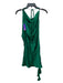 Amanda Uprichard Size S/M Green Polyester Halter Mini Cowl neck Open Back Dress Green / S/M