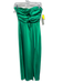 runaway Size S Green Polyester Blend Satin Strapless Twist Detail Gown Green / S