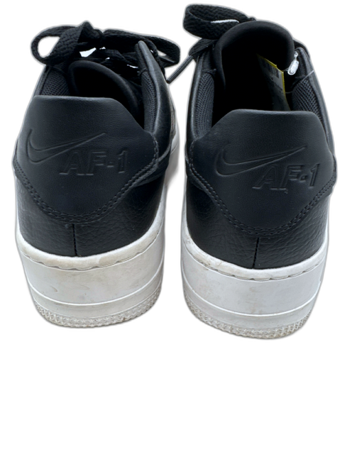 Nike Shoe Size 7.5 Black & White Leather Upper Perforated Low Top Sneakers Black & White / 7.5