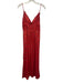 Intimately Free People Size S Red & Multi Polyester Floral Lace Detail Dress Red & Multi / S