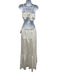 Jonathan Simkhai Swim Size M White Cotton Spaghetti Strap Tie Back Cutout Dress White / M