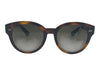Gucci Brown Acetate Tortoiseshell Round Wayfarer Sunglasses Brown