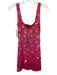 Lovers and Friends Size XS Pink Nylon Sleeveless Sequined Floral design Dress Pink / XS