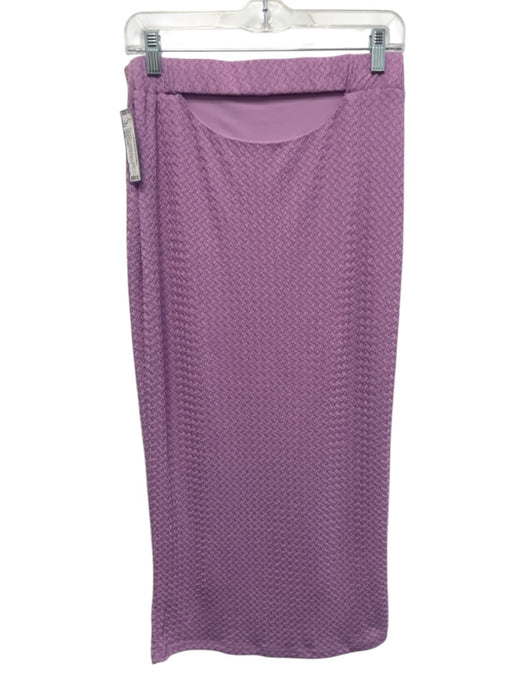 Camila Coelho Size M/S Lilac Purple Polyester Blend Elastic Waistband Skirt Set Lilac Purple / M/S