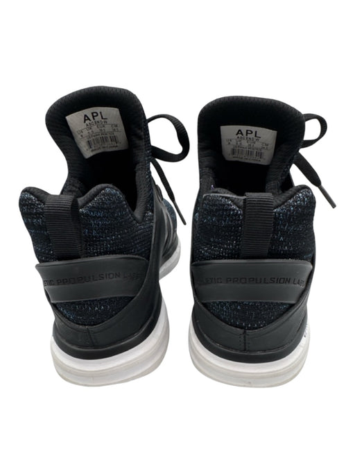 APL Shoe Size 8 Black & Blue textile upper Metallic Thread Mesh Low Top Sneakers Black & Blue / 8