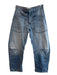 Nili Lotan Size 24 Light Wash Cotton Barrel Leg Pockets Zip Fly High Waist Jeans Light Wash / 24