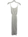 Bella Dahl Size XS White Rayon Spaghetti Strap Shirred Below Knee Dress White / XS