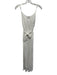 Bella Dahl Size XS White Rayon Spaghetti Strap Shirred Below Knee Dress White / XS